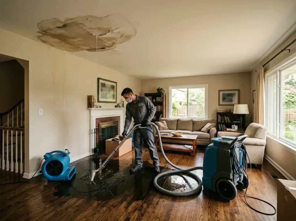 attic-pipe-burst-ceiling-drip-008 — frequently asked questions, Water Damage Restoration & Carpet Care in Long Branch, VA